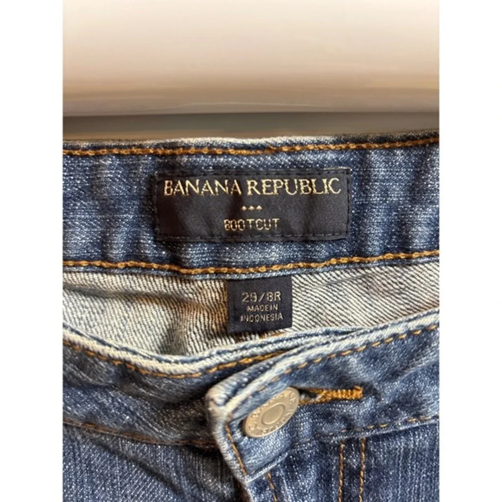 Banana Republic bootcut‎ size 29/8R blue jeans womens